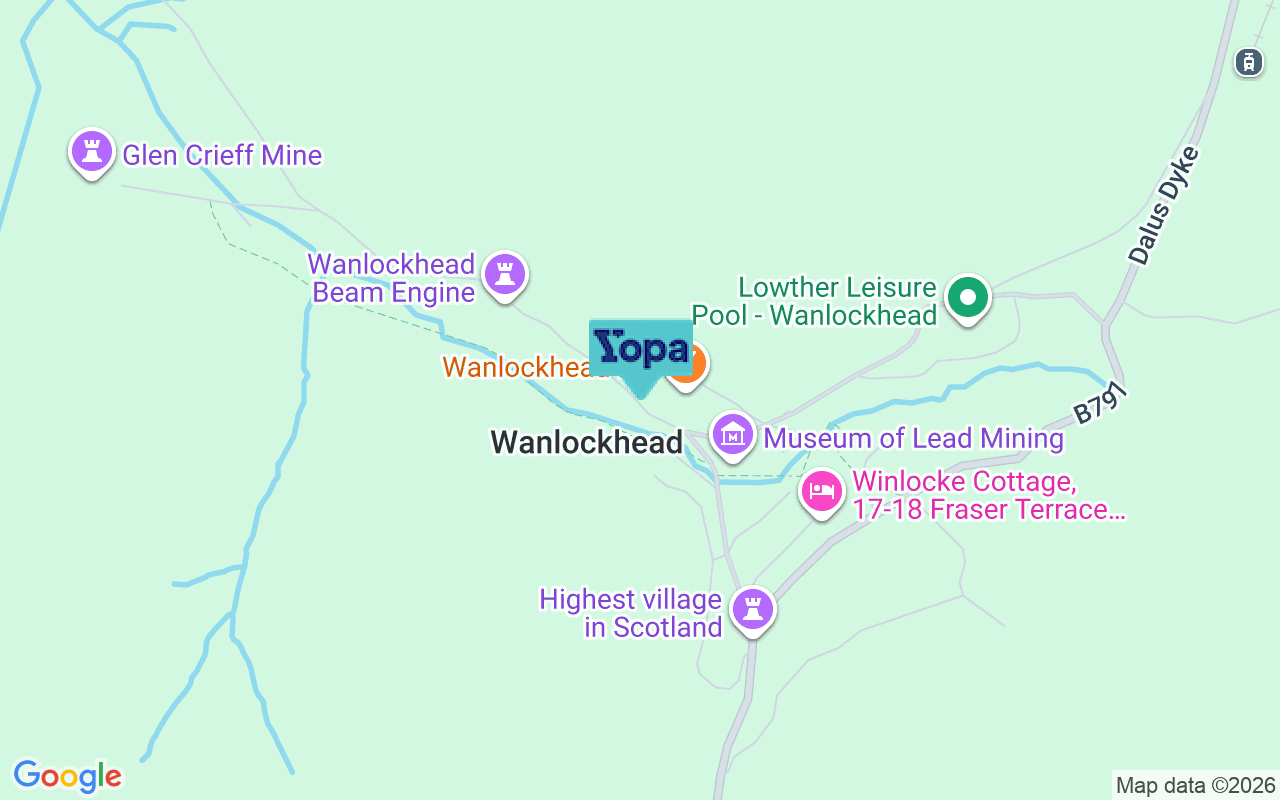 Map showing the location of ML12 6UZ