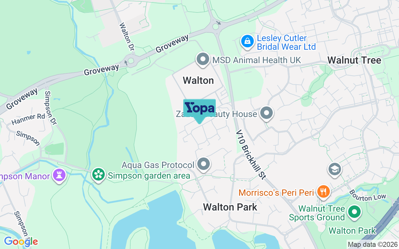 Map showing the location of MK7 7EX