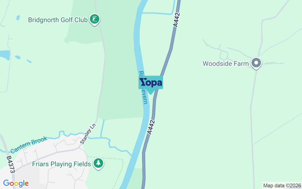 Map showing the location of WV15 5NG