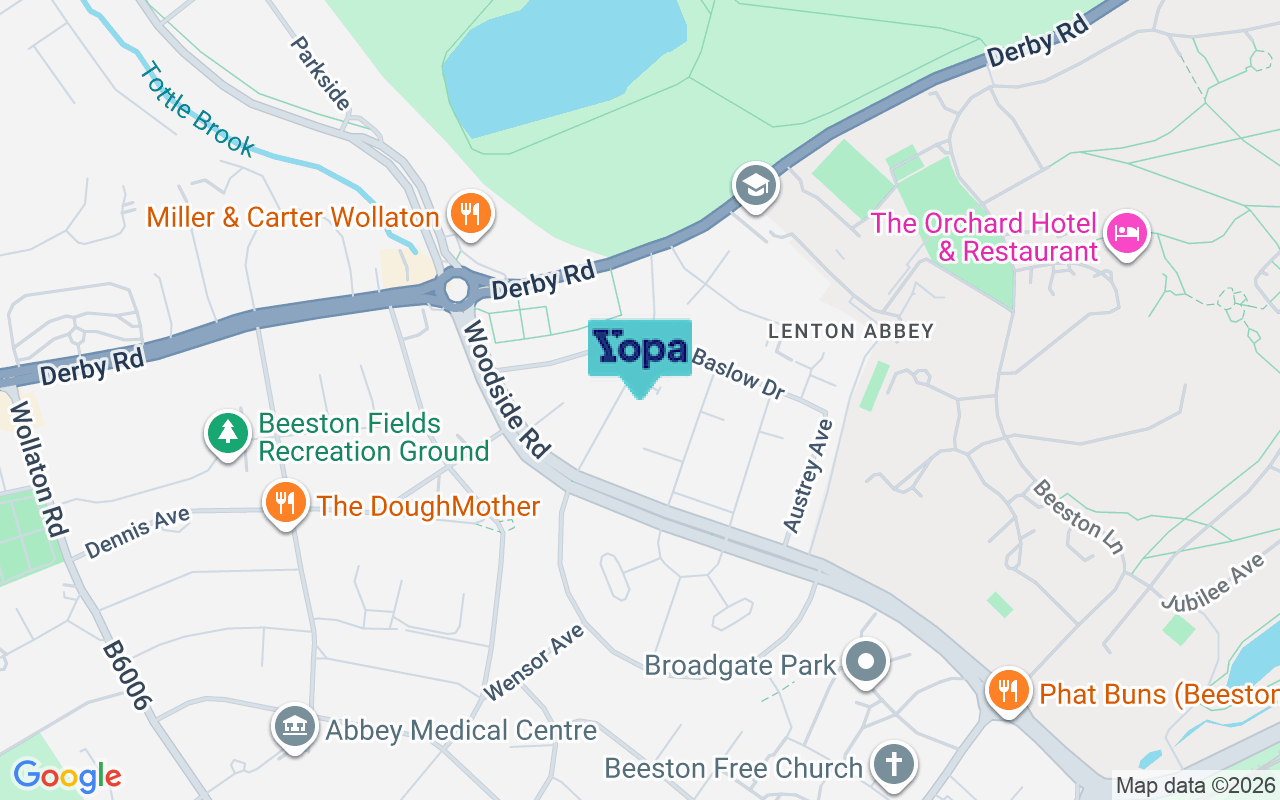 Map showing the location of NG9 2SQ