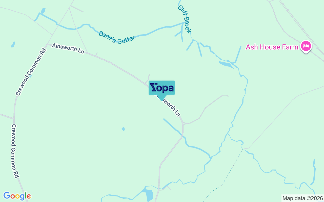 Map showing the location of CW8 2RS