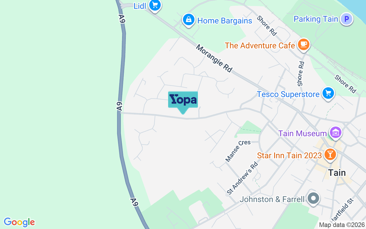 Map showing the location of IV19 1HH