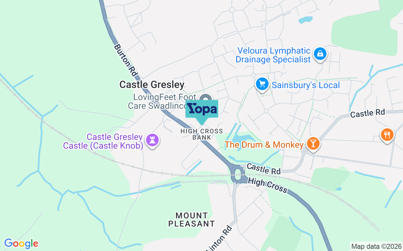 Map showing the location of DE11 9GW