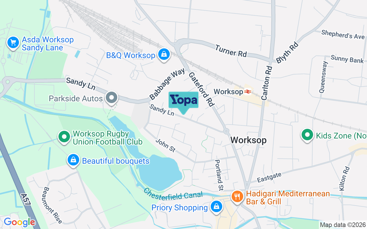 Map showing the location of S80 1SR