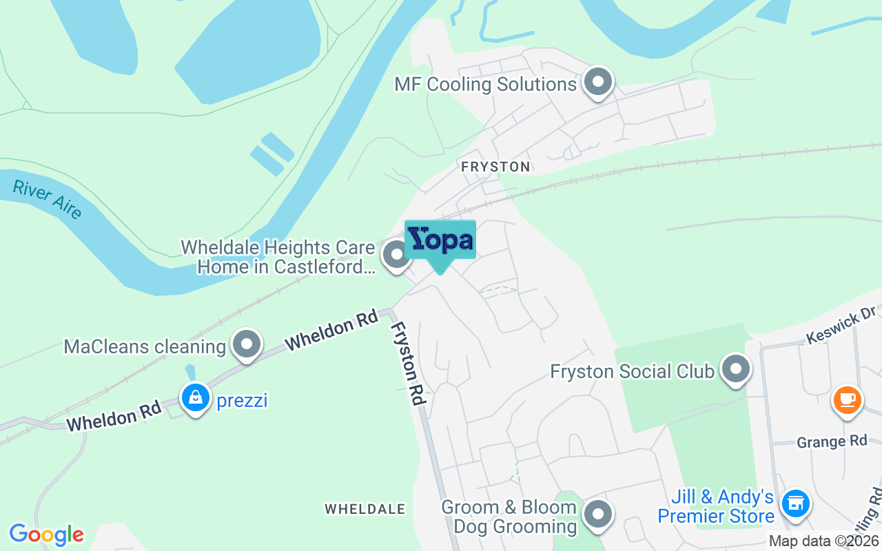 Map showing the location of WF10 2QX