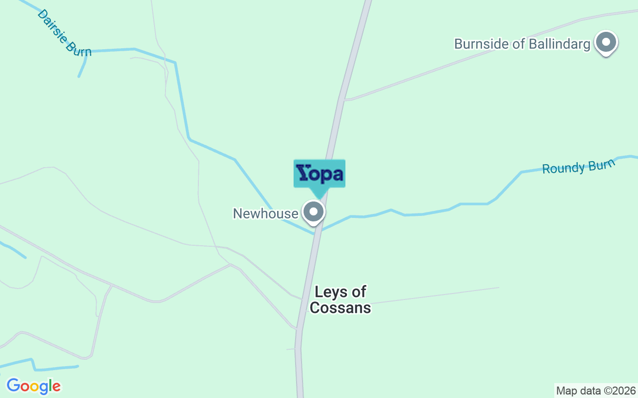 Map showing the location of DD8 1QD