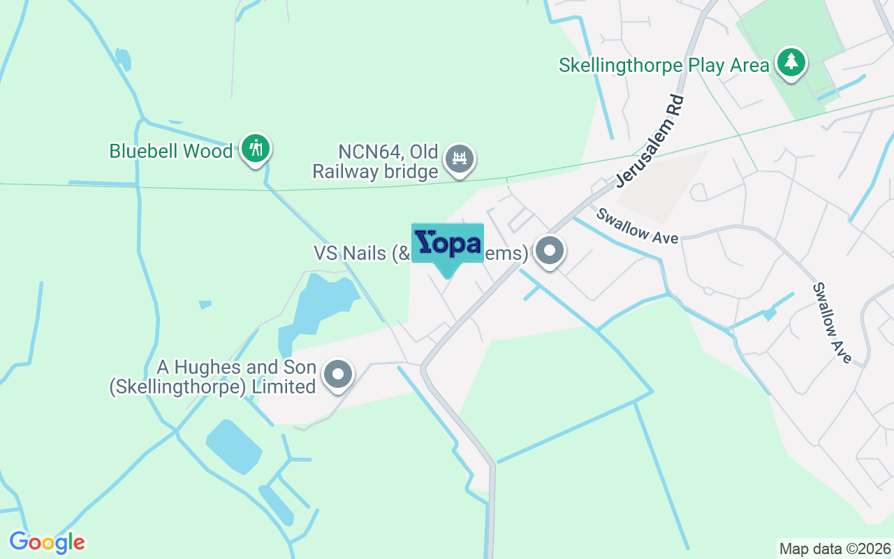 Map showing the location of LN6 4RD
