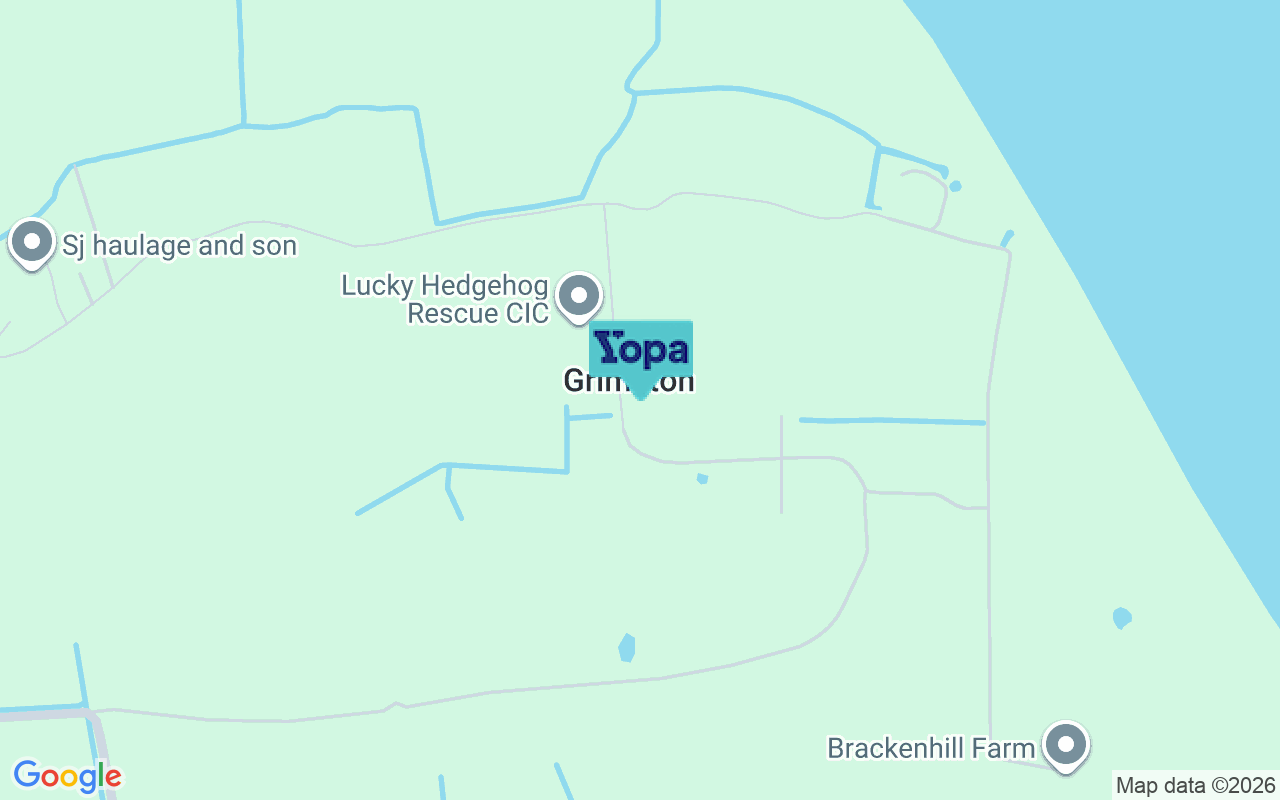 Map showing the location of HU11 4QE