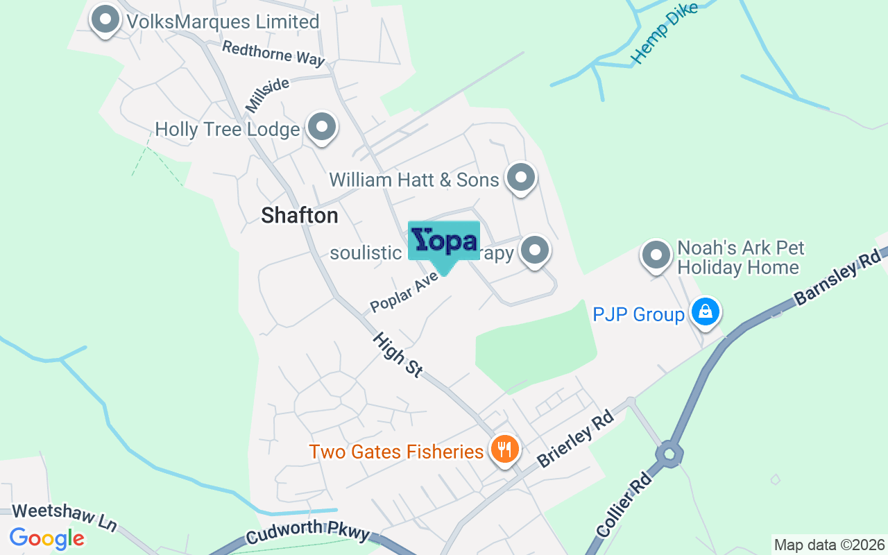 Map showing the location of S72 8PU