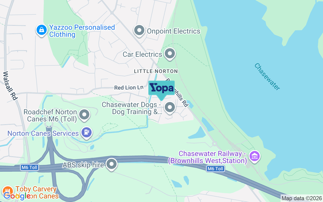 Map showing the location of WS11 9UP