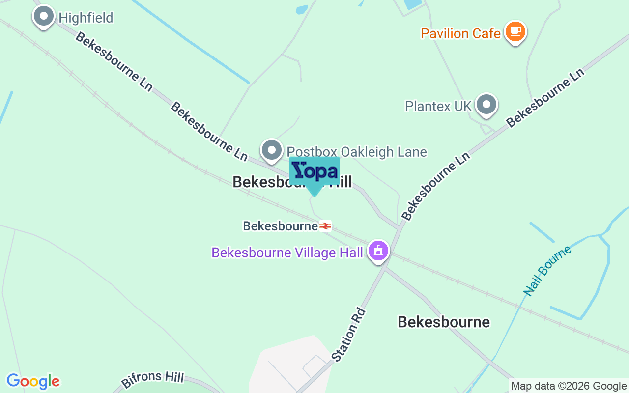 Map showing the location of CT4 5ED