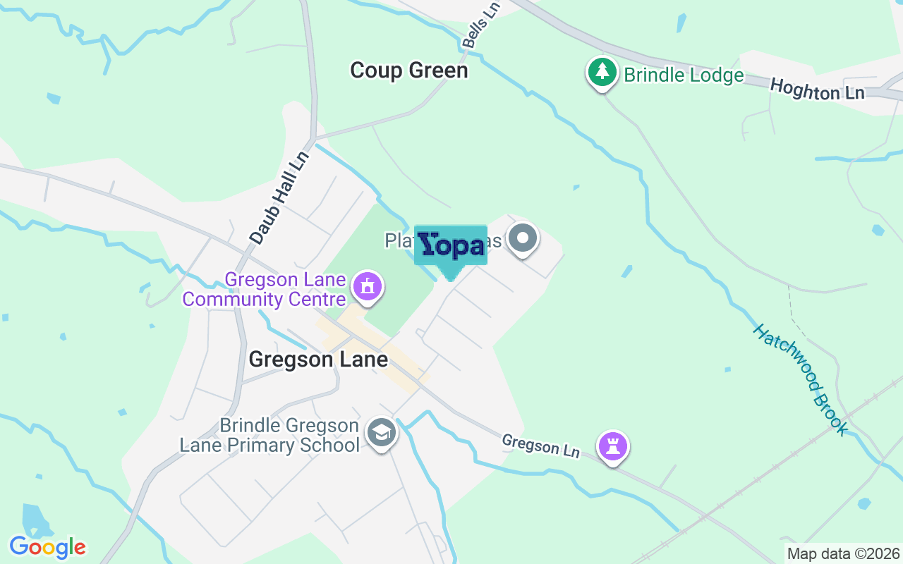 Map showing the location of PR5 0DT
