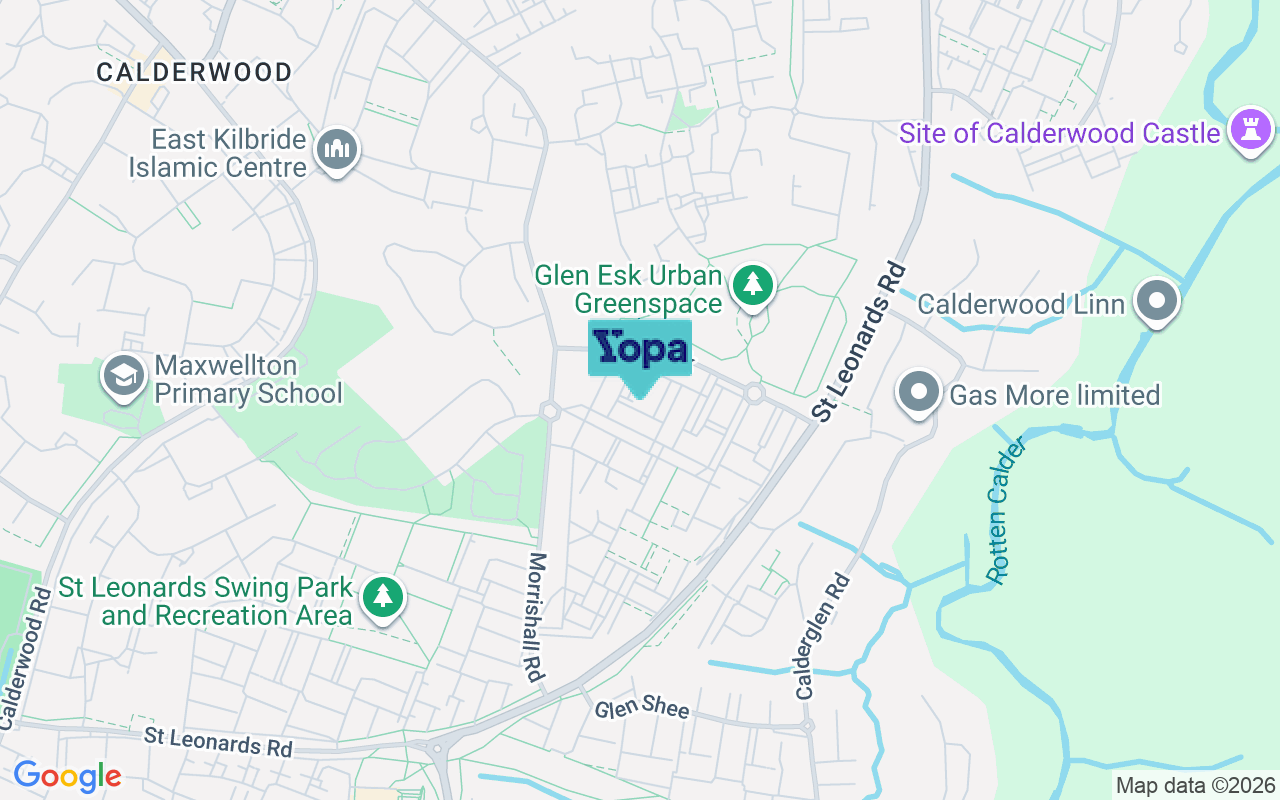 Map showing the location of G74 3UT