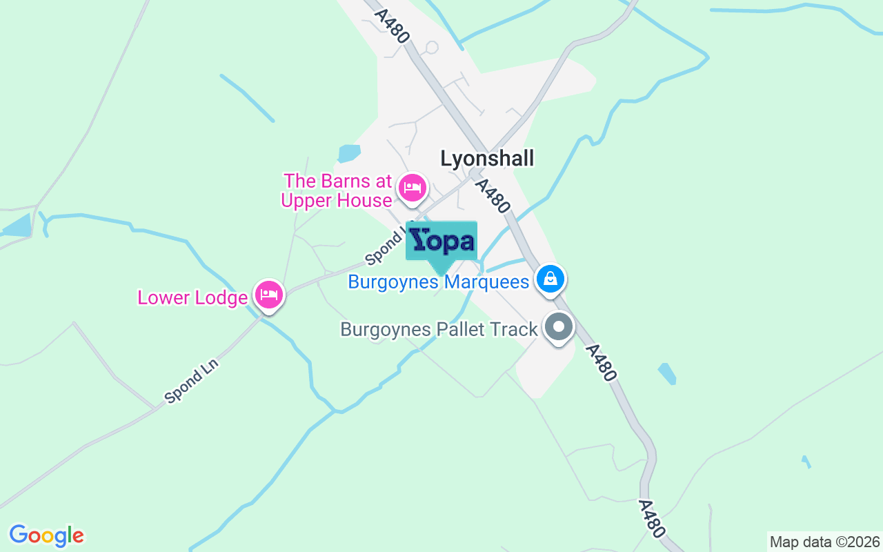 Map showing the location of HR5 3FT