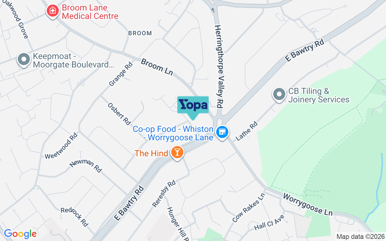 Map showing the location of S60 3LP