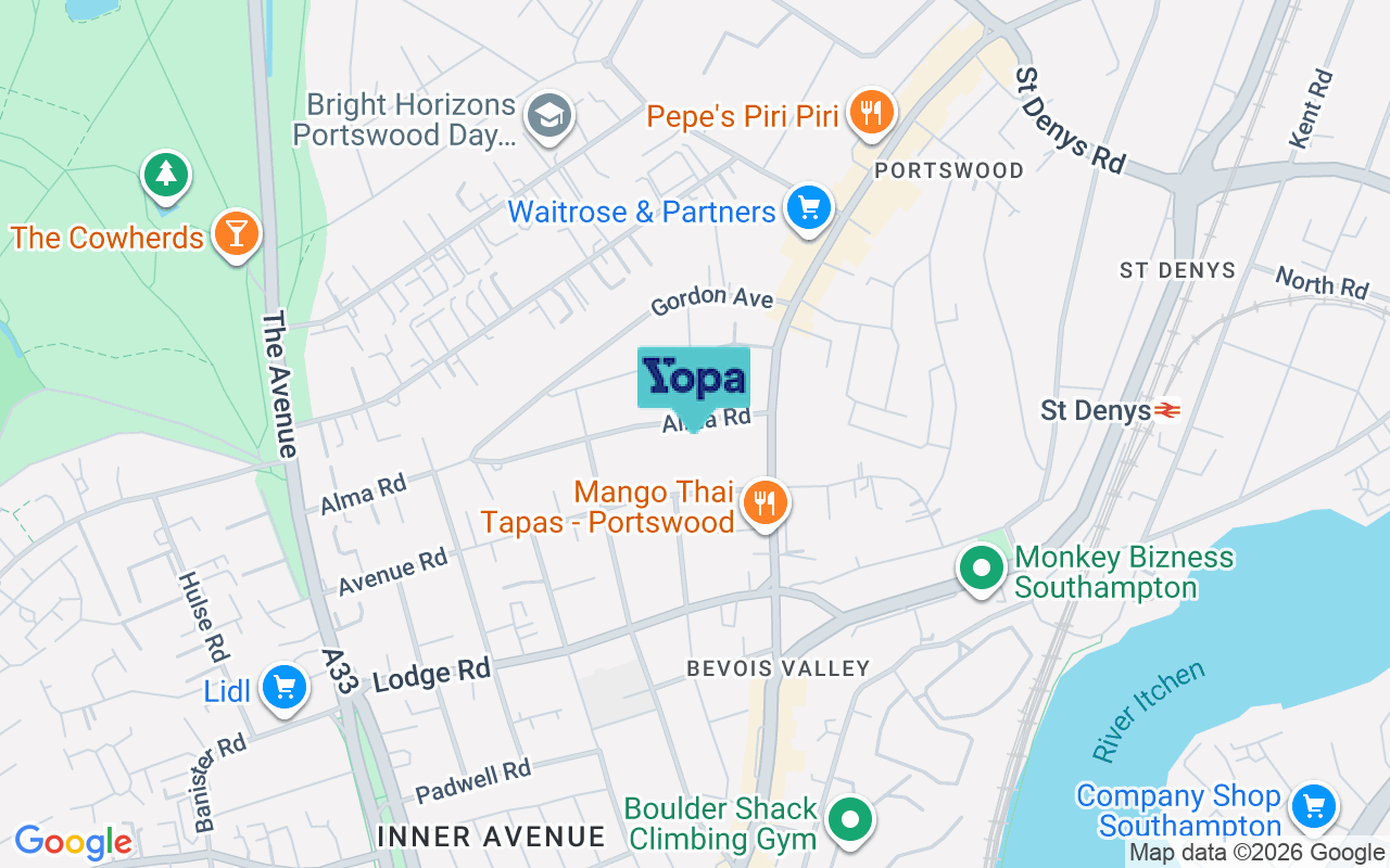 Map showing the location of SO14 6UN
