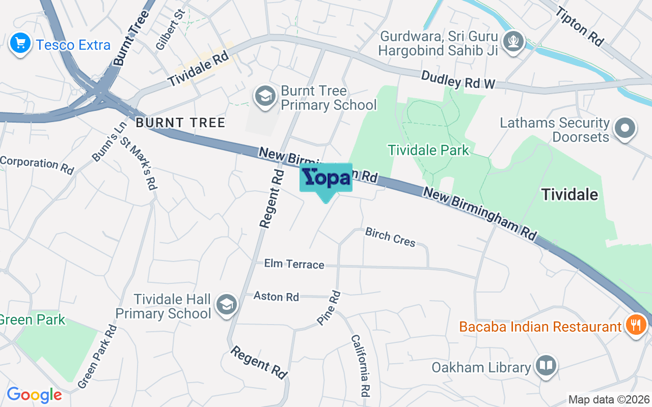 Map showing the location of B69 1UL