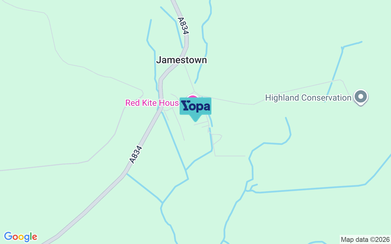 Map showing the location of IV14 9ER