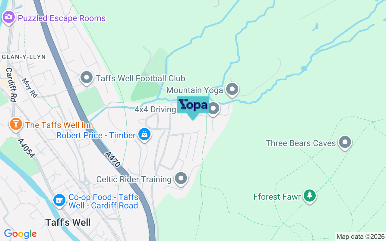Map showing the location of CF15 7SE