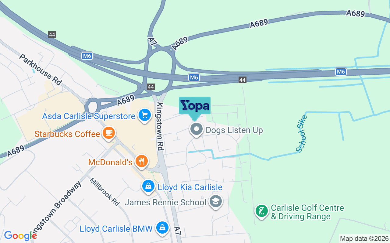 Map showing the location of CA3 0FR