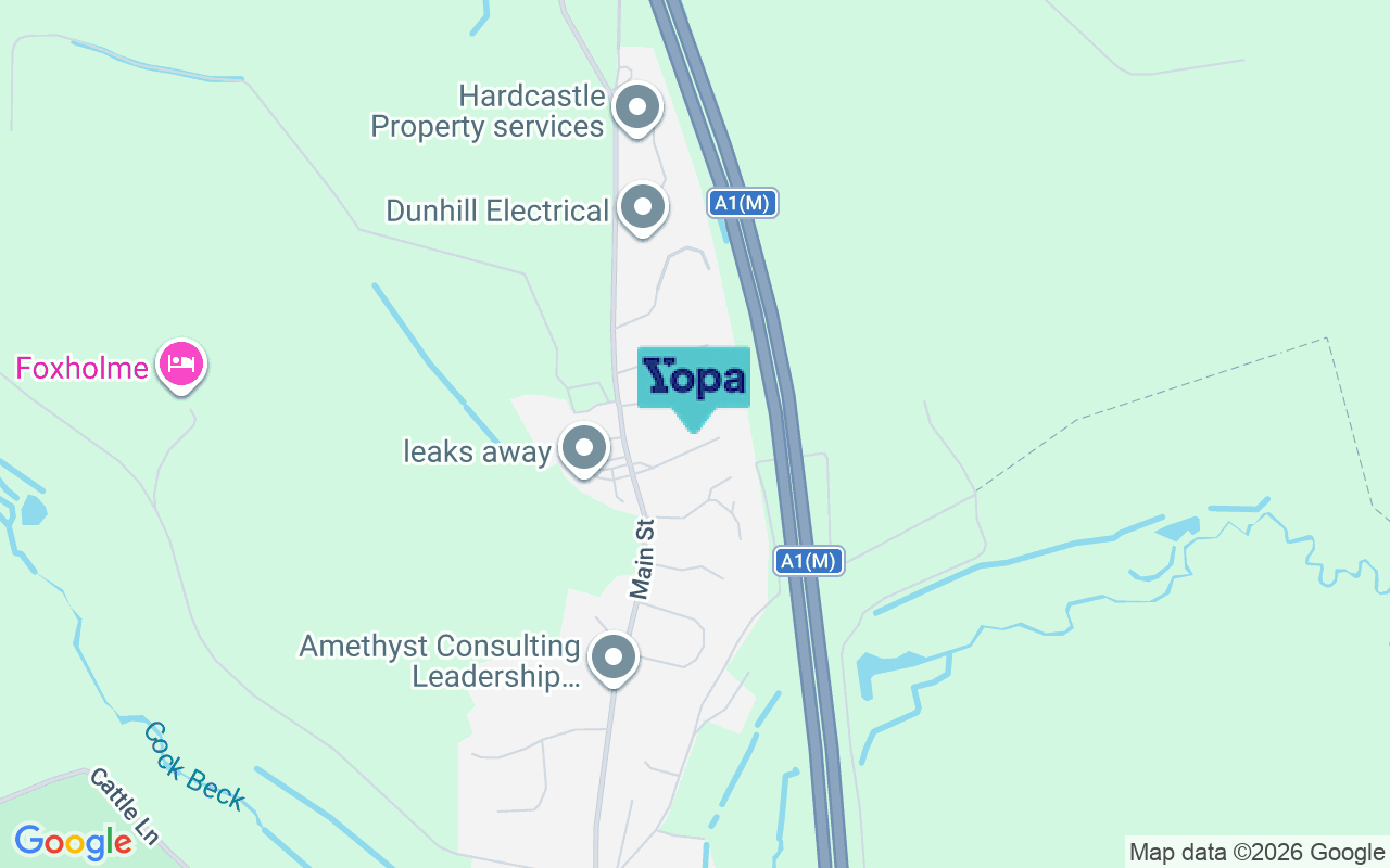 Map showing the location of LS25 3AP