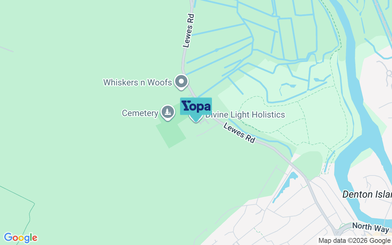 Map showing the location of BN9 9RN