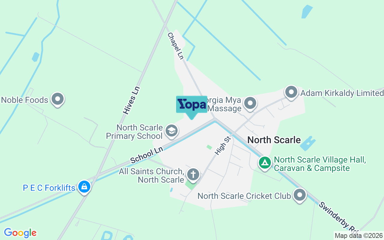 Map showing the location of LN6 9EY