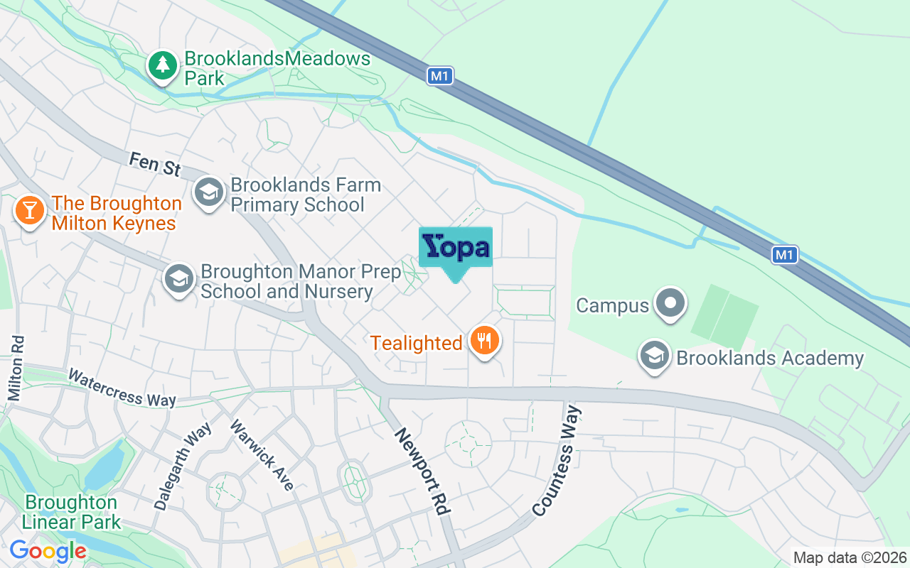 Map showing the location of MK10 7LB