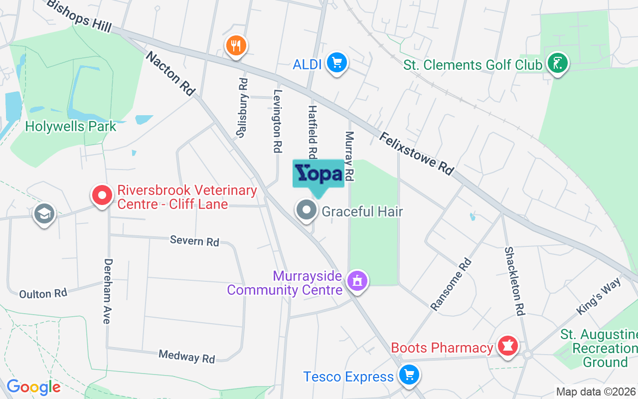 Map showing the location of IP3 9AG