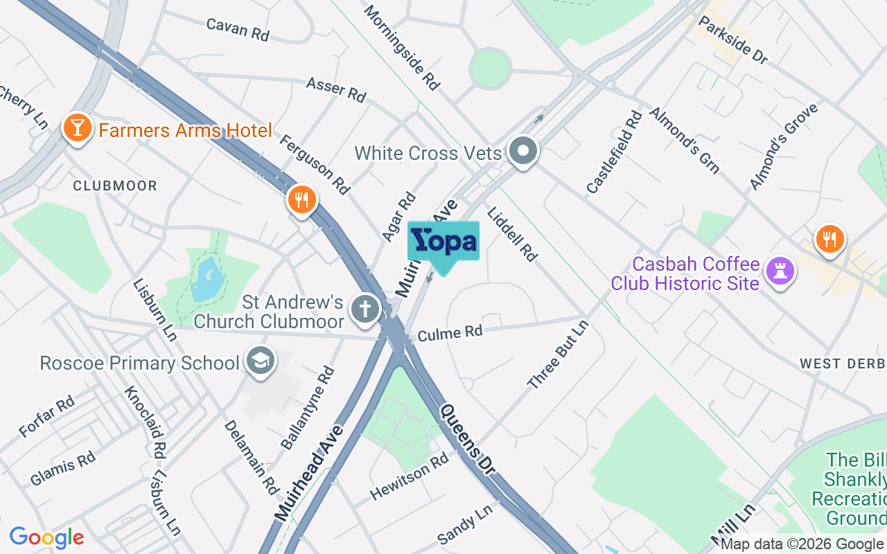 Map showing the location of L13 0AZ