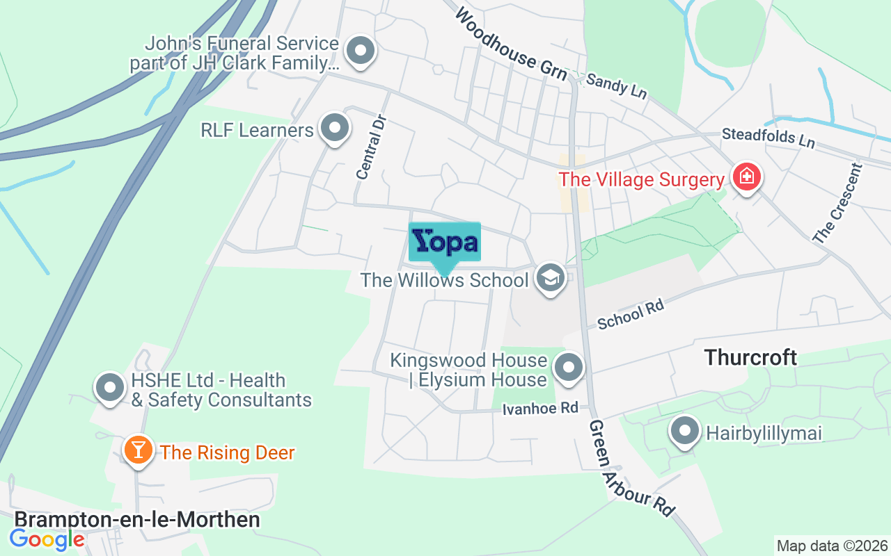 Map showing the location of S66 9PE
