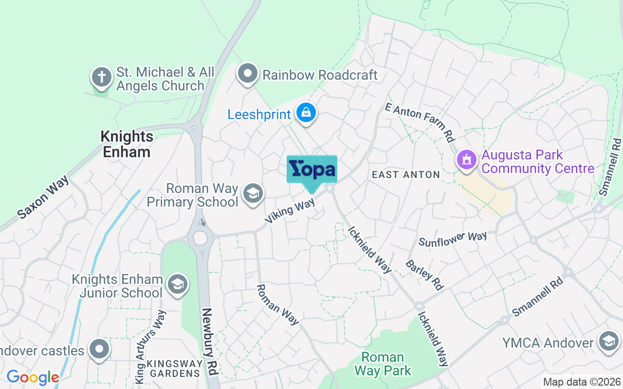 Map showing the location of SP10 5NJ