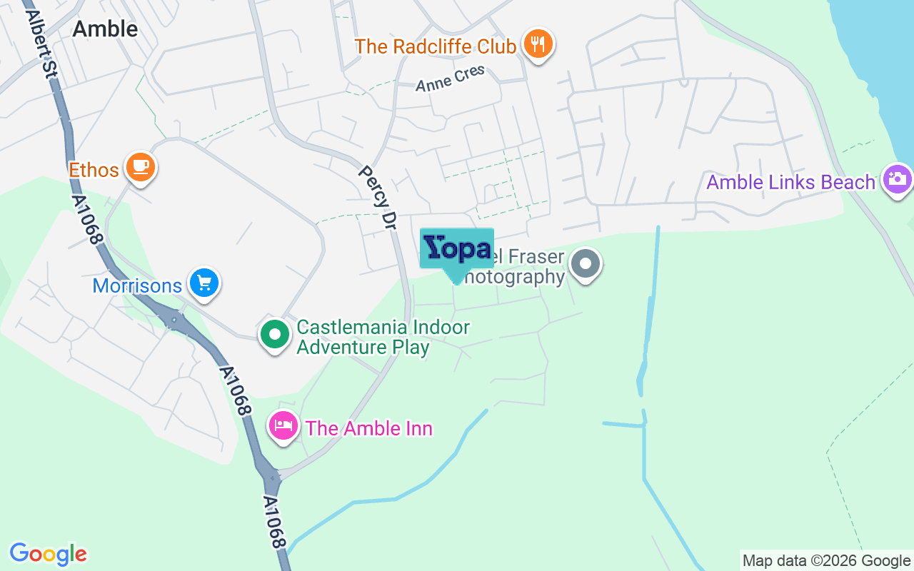 Map showing the location of NE65 0FU