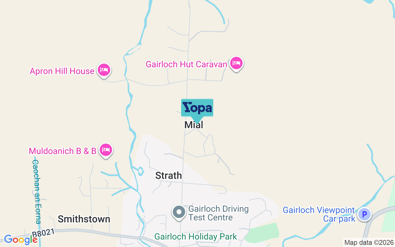 Map showing the location of IV21 2BX