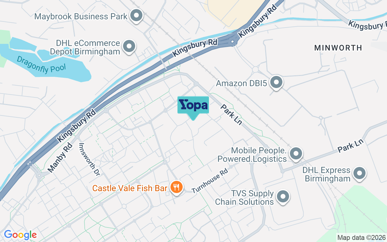 Map showing the location of B35 6PA