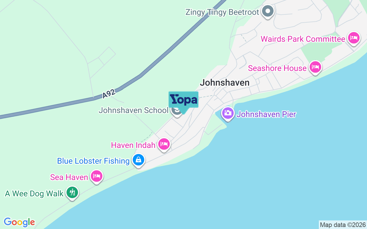 Map showing the location of DD10 0HF