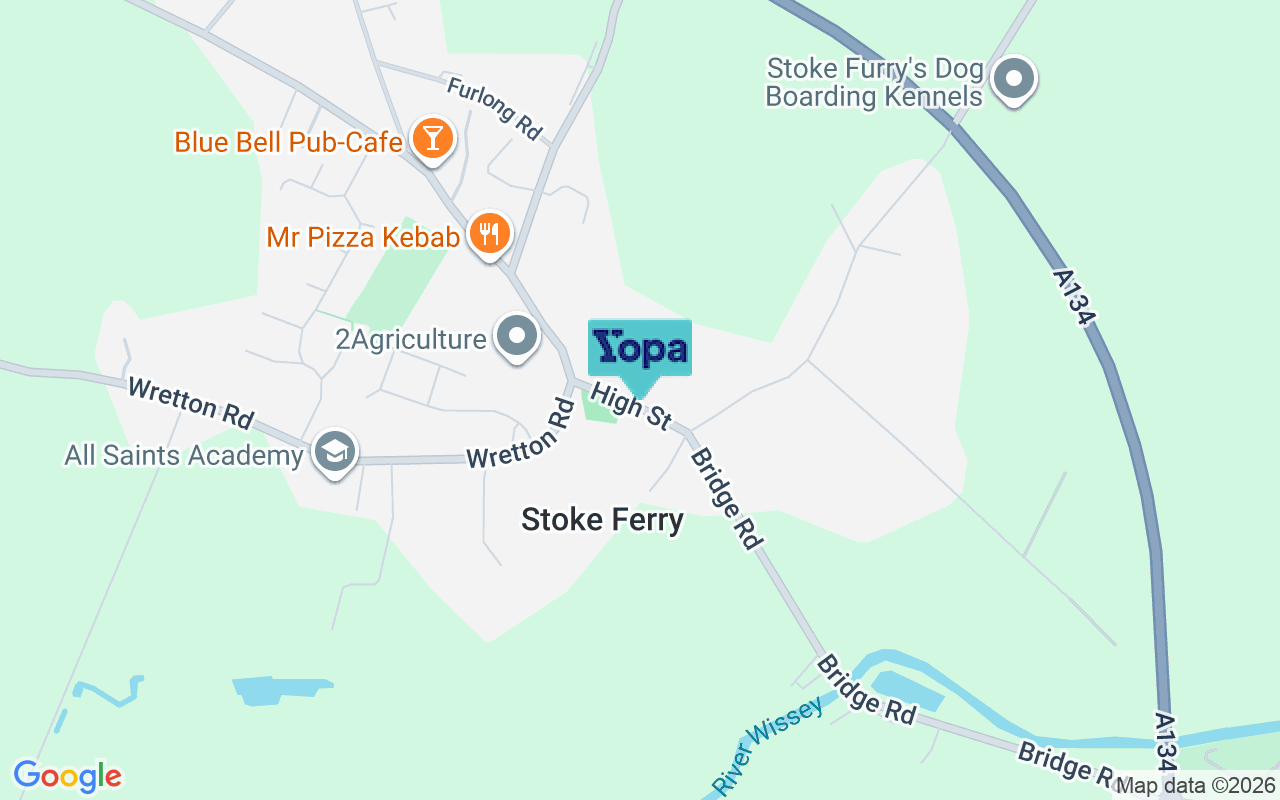Map showing the location of PE33 9SF