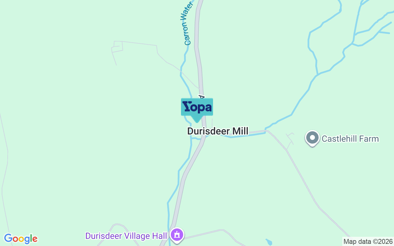 Map showing the location of DG3 5BN