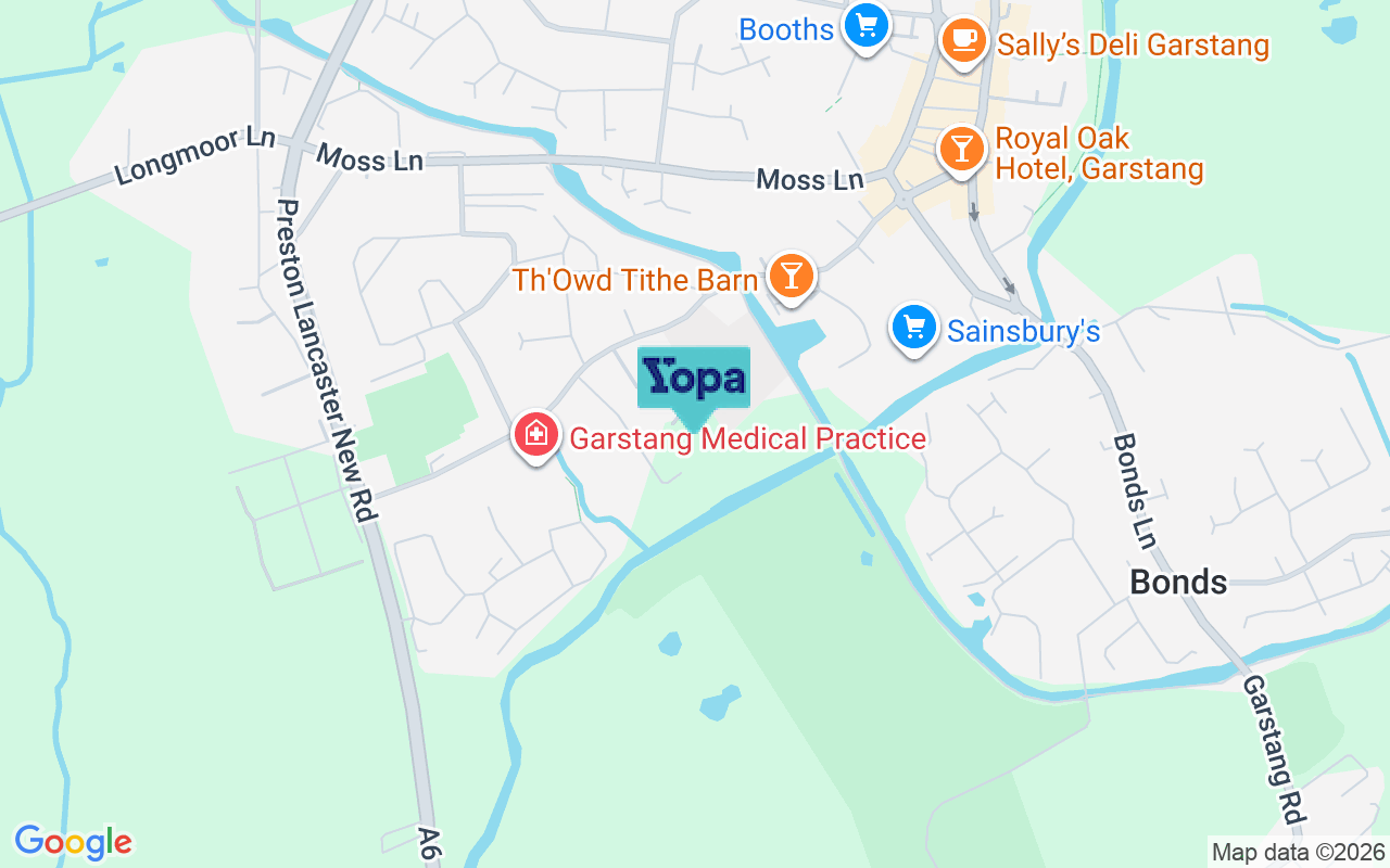 Map showing the location of PR3 1XH