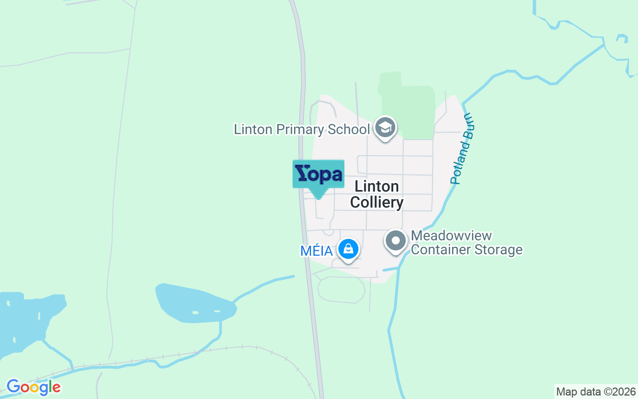 Map showing the location of NE61 5SR