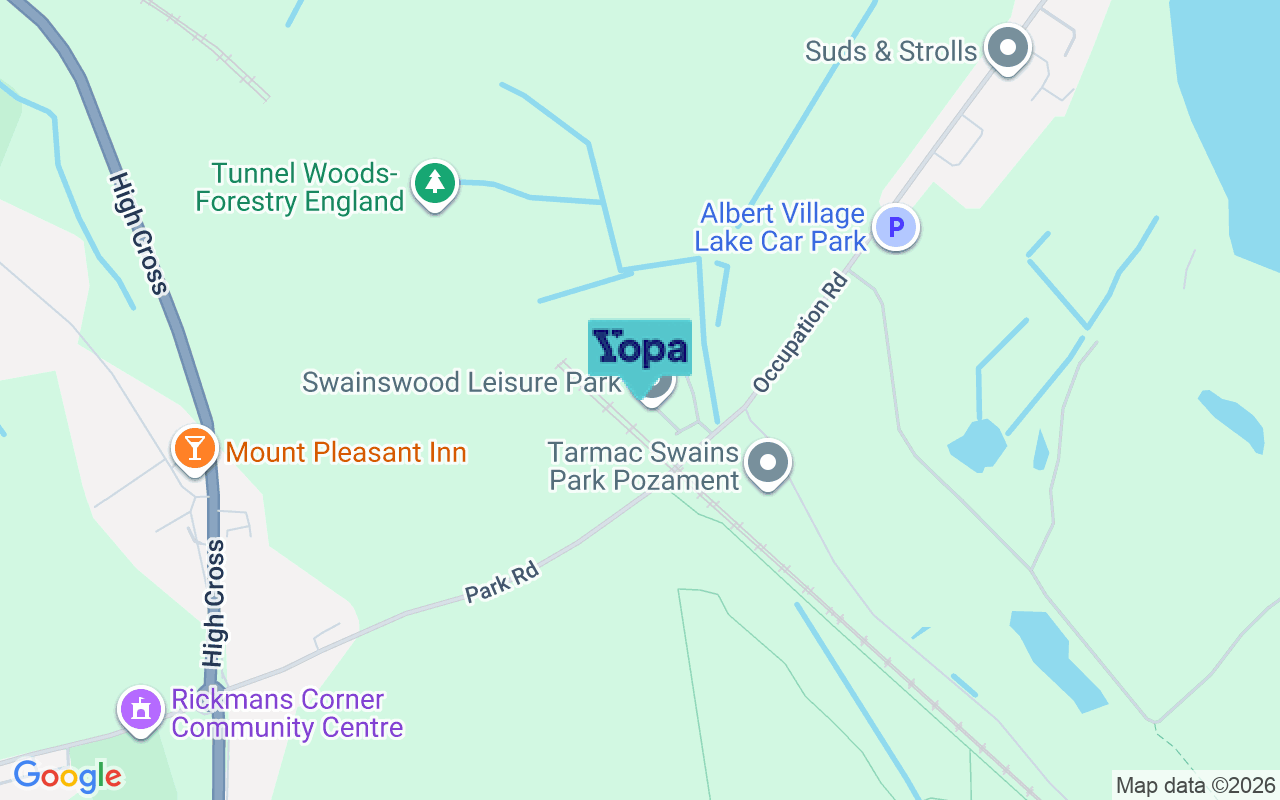 Map showing the location of DE12 6JS