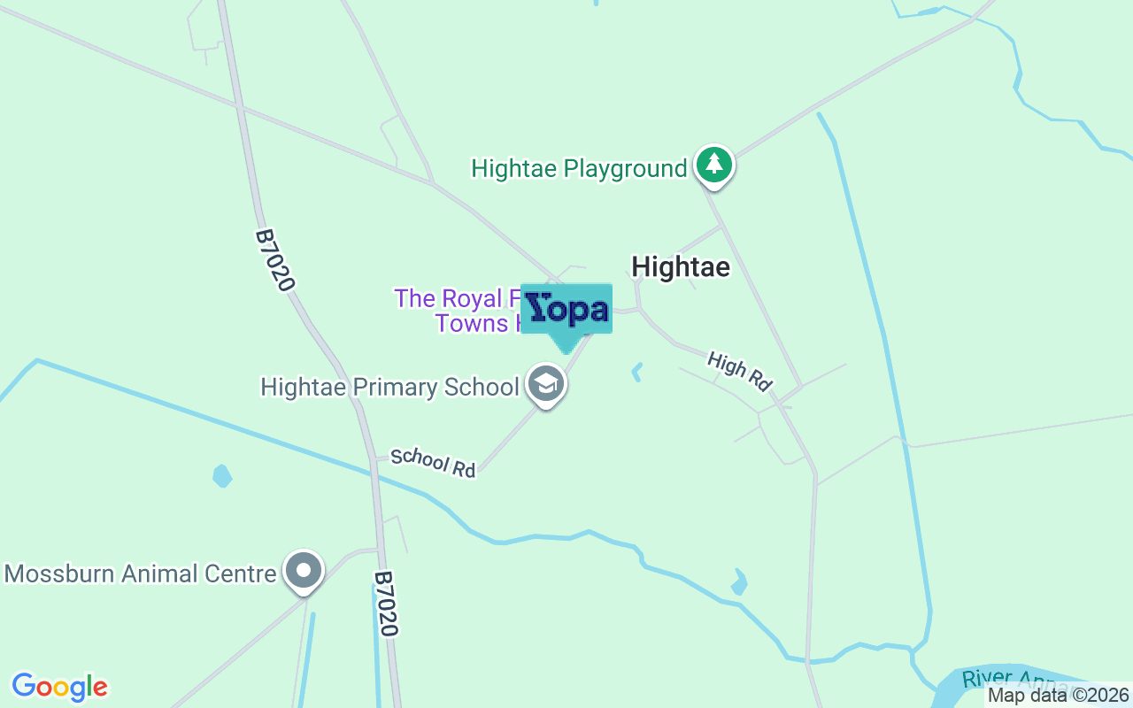 Map showing the location of DG11 1JN