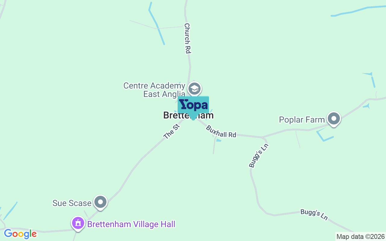 Map showing the location of IP7 7QJ