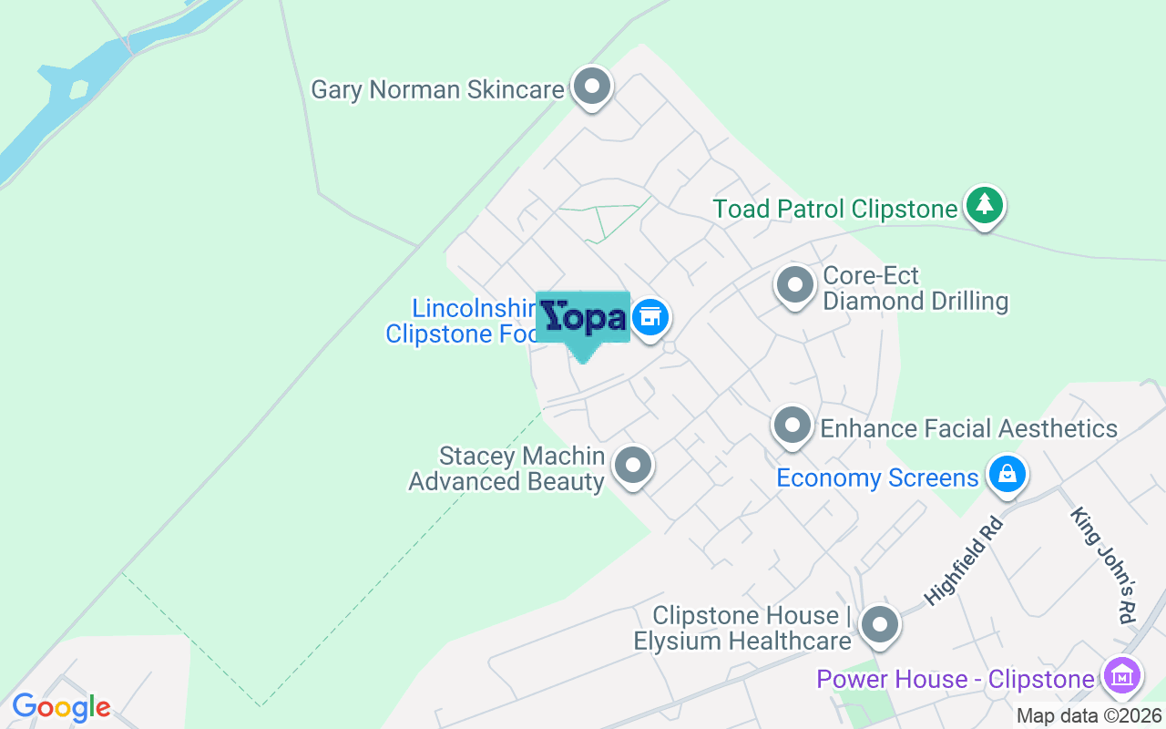 Map showing the location of NG21 9GG