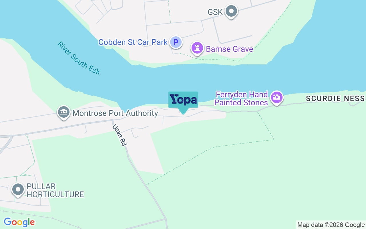 Map showing the location of DD10 9RU