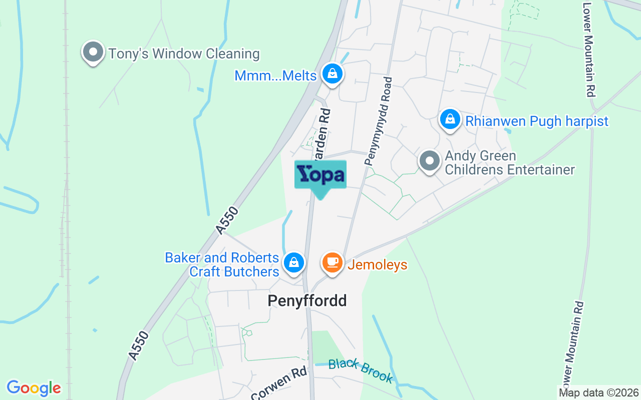 Map showing the location of CH4 0JE