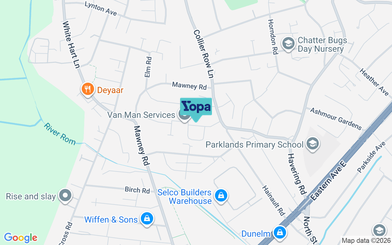 Map showing the location of RM5 3AT