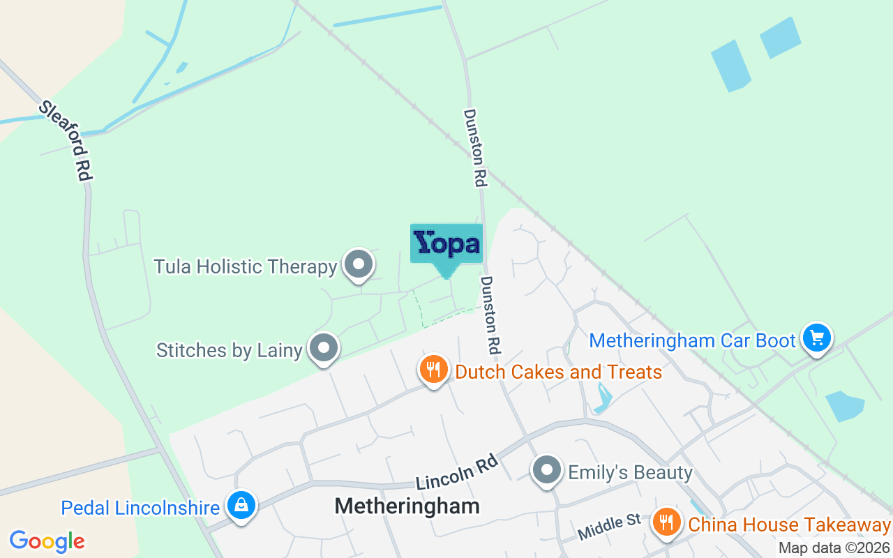 Map showing the location of LN4 3FQ