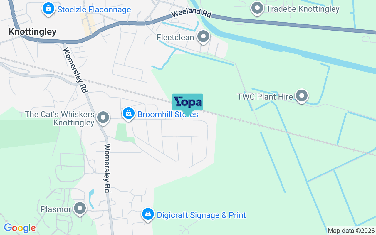 Map showing the location of WF11 0EA