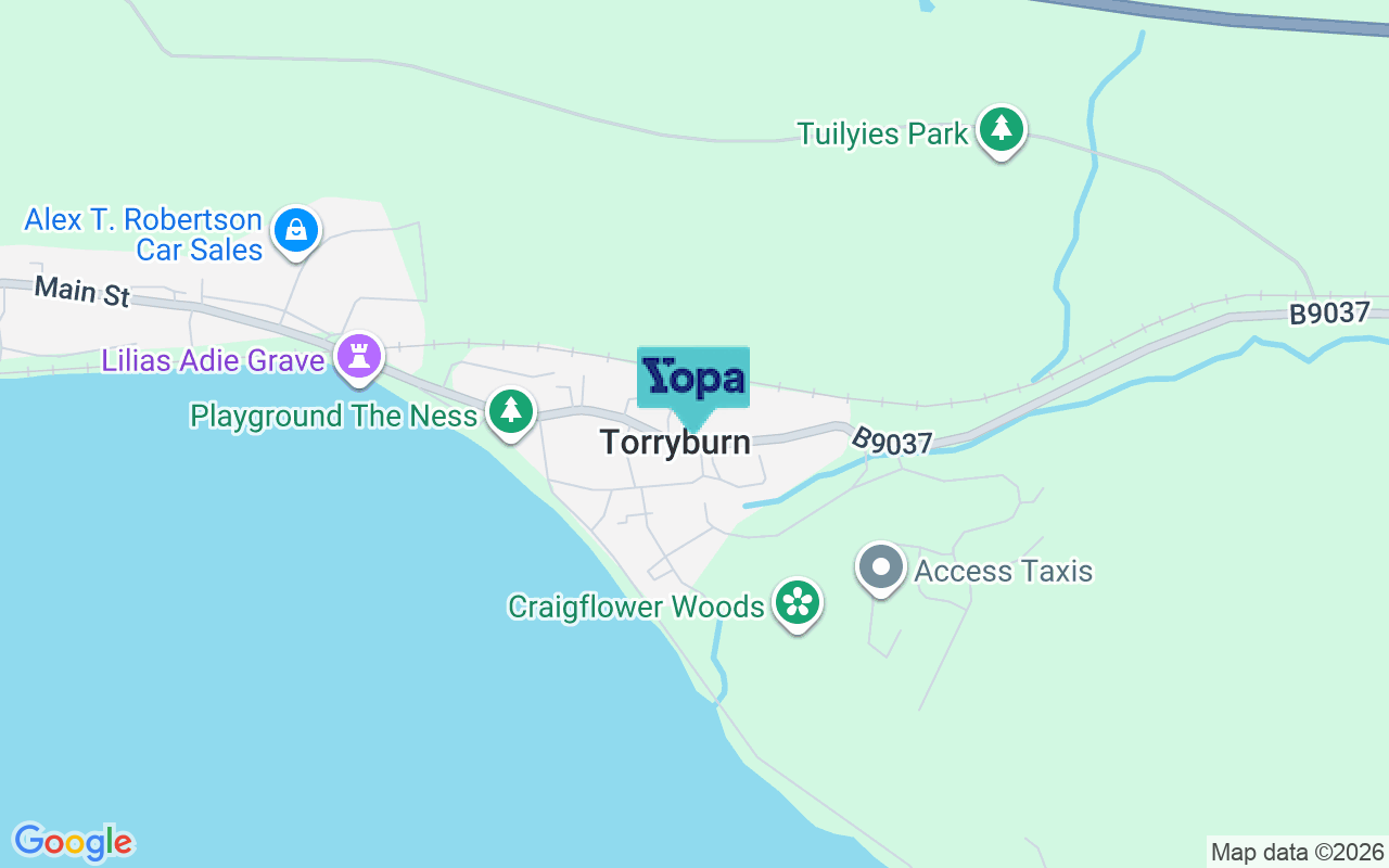 Map showing the location of KY12 8LT